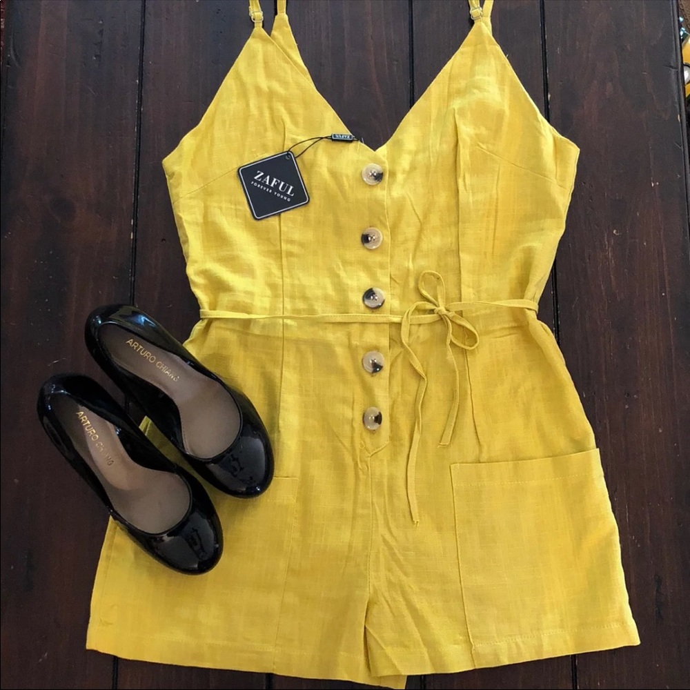☀️Yellow Romper ⛱